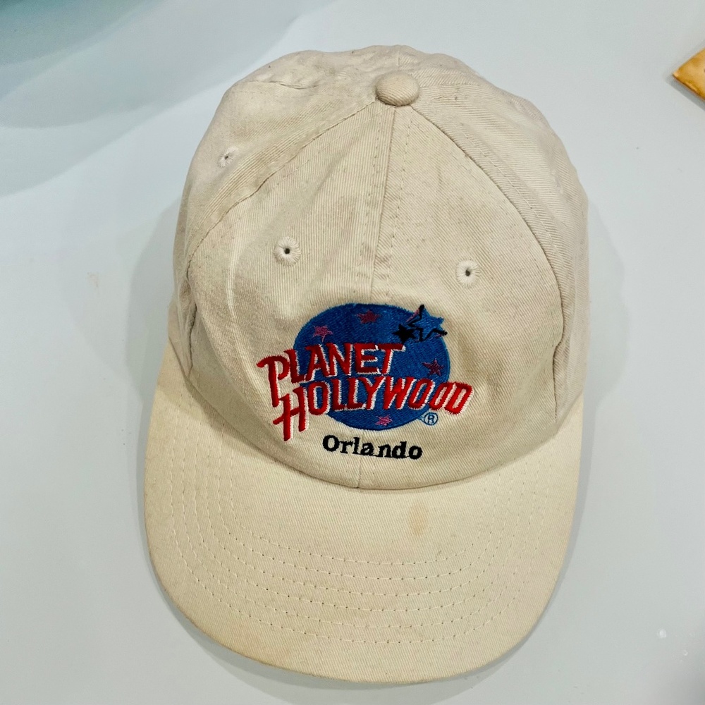 Vintage 90s Planet Hollywood Orlando Snapback Hat